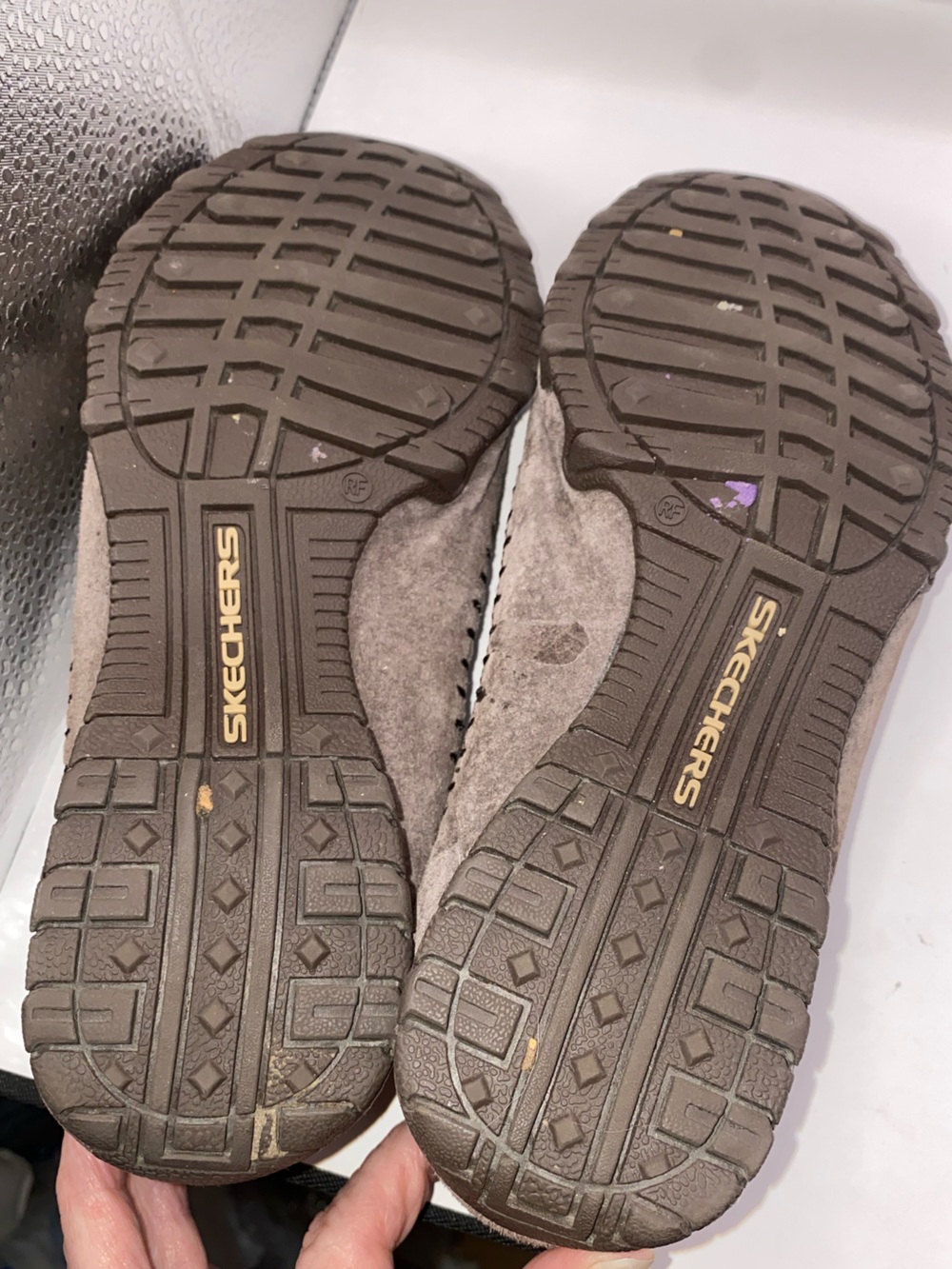 Skechers Women’s Bikers Pedestrian Memory Slip-On Moccasins in Chocolate - Picture 7 of 7
